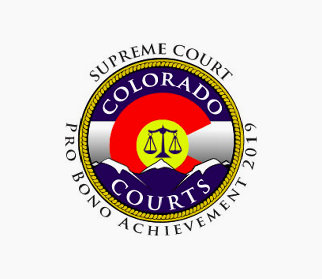 Supreme Court | Pro Bono Achievement 2019 | Colorado Courts