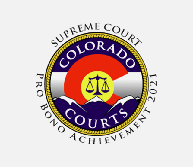 Supreme Court | Pro Bono Achievement 2021 | Colorado Courts